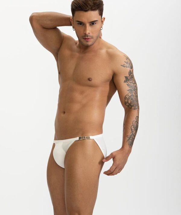 Luxury Low‑Rise Jockstrap with Gold Buckle — Sexy & Breathable - Image 2